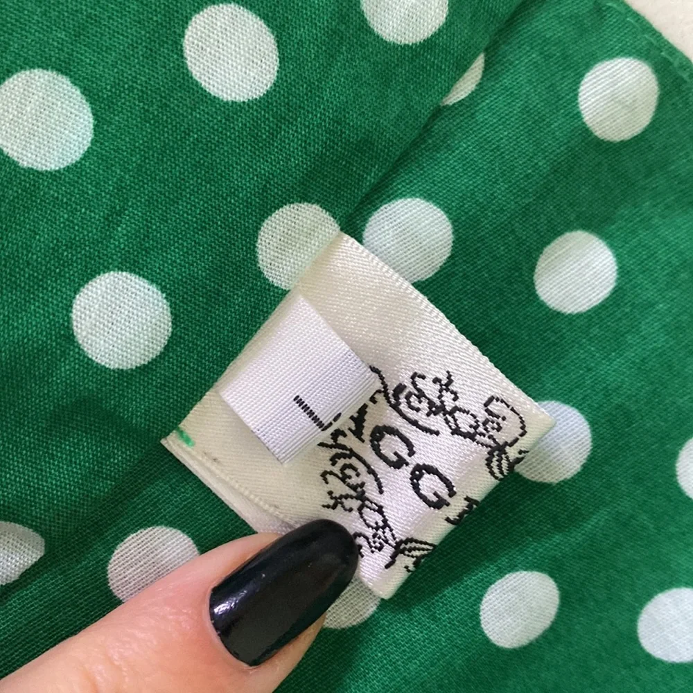 Retro Polka Dot Cotton Dress – A Nostalgic Delight - Picture 9 of 13